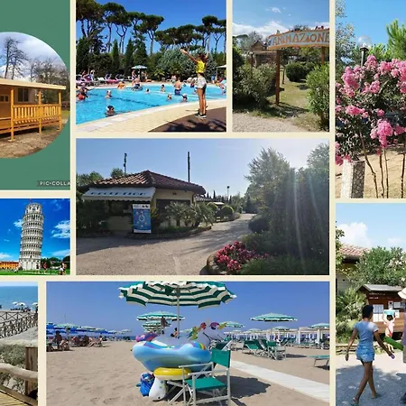샬레 Comfortable Campsite-chalet G10 Tuscany Near Sea